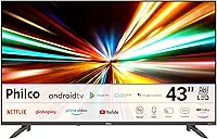 Smart TV 43' Philco Android TV Full HD Borda Infinita P43EAA