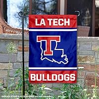 Vista 2 de Bandera de jardín de Louisiana Tech Bulldogs