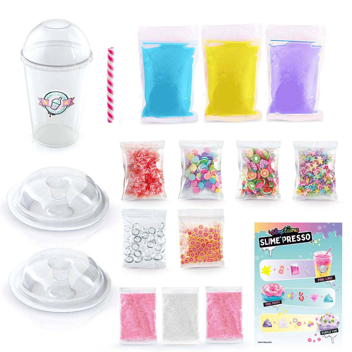 Canal Toys - Slime'Presso - Zrób i dostosowuj swoje pączki Slime DIY - SSC 257, Niebieski