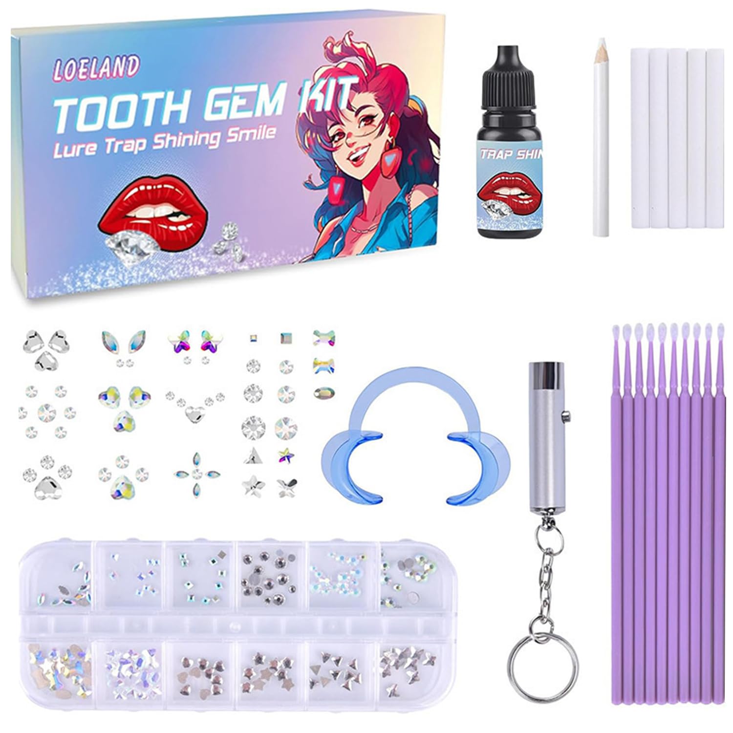 Diy Tooth Gem Kit With Giue Teeth Gem Kit 124 Desertcart INDIA