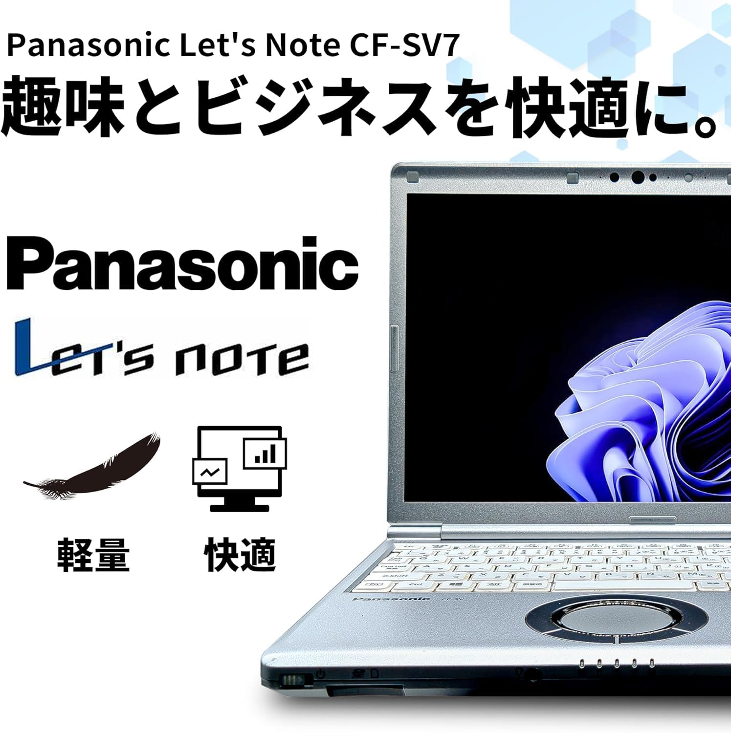 パナソ ニック ノートパソコン Let's note CF-SV7 51ik2vvBowL.jpg