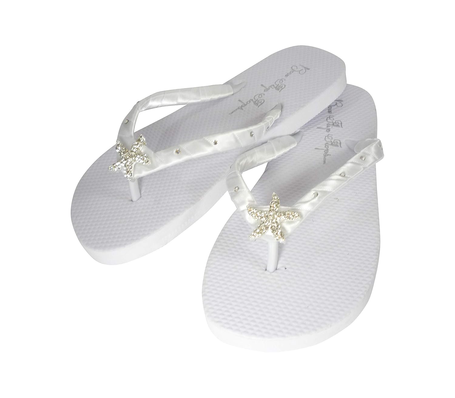 beach wedding flip flops for bride