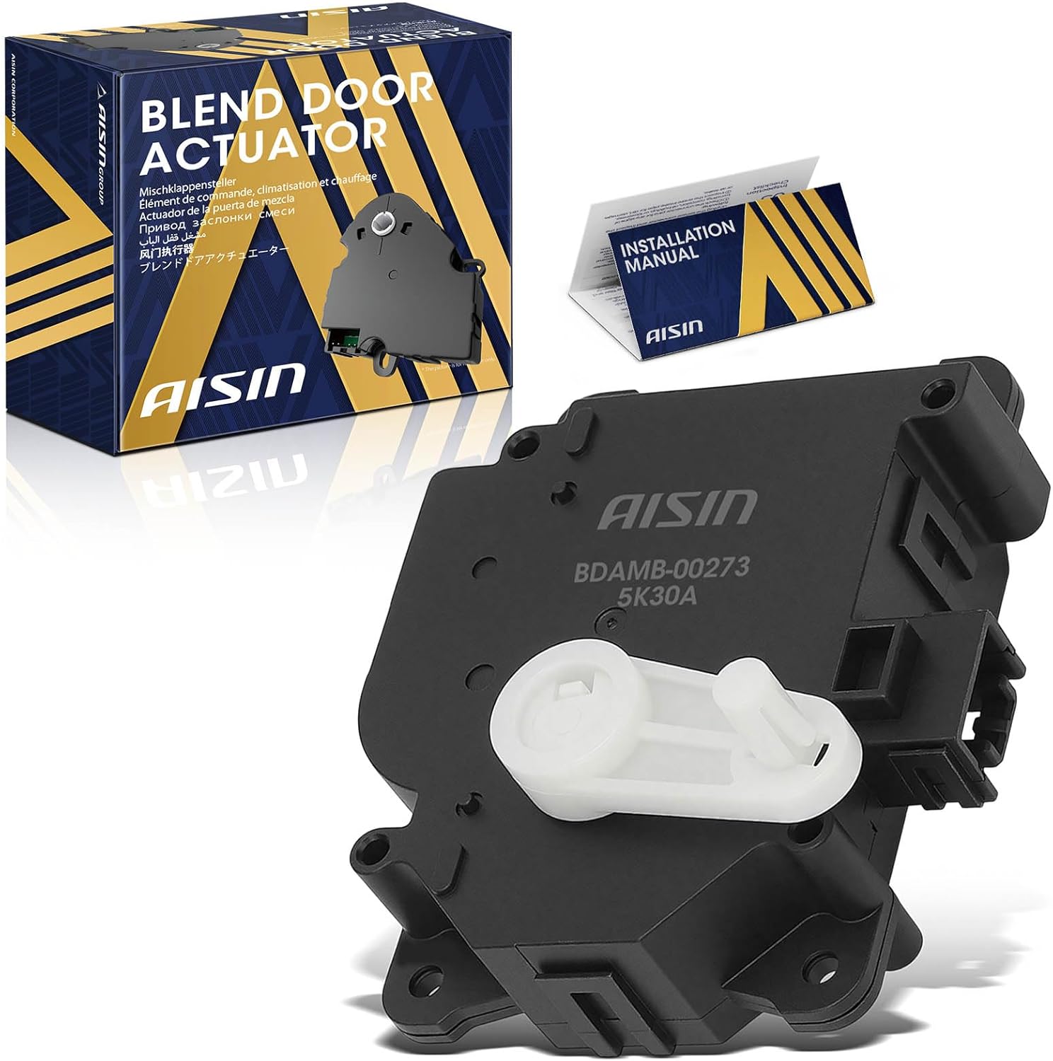 AISIN AFTERMARKET BDAMB-00273 Main HVAC Air Door Actuator - Compatible with Toyota Prius 2004-2009 - Mode