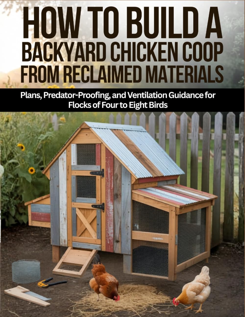 How To Build A Backyard Chicken Coop From Reclaimed Materials: Plans, Predator-Proofing, And Ventilation Guidance for Flocks Of Four To Eight Birds