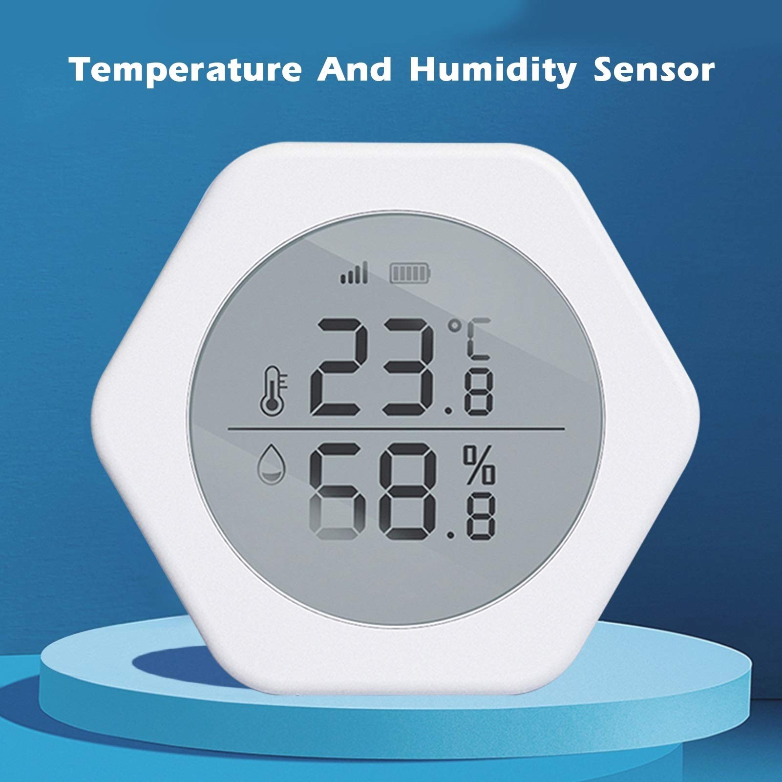 Thermomètre Hygromètre Capteur de température et d'humidité intelligent Accueil Contrôleur sans fil Indoor Capteur de température sans fil Thermomètre Hygromètre Intérieur
