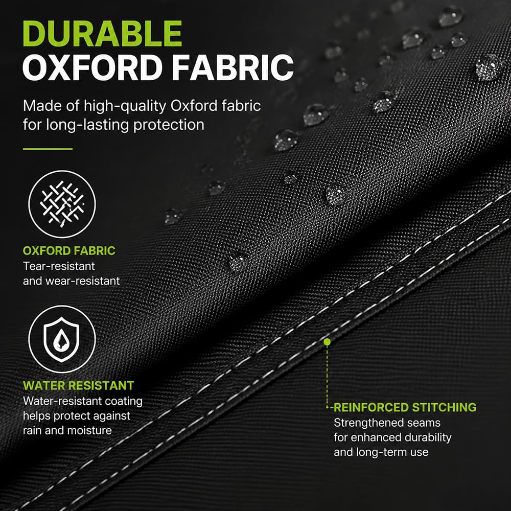 Rototiller Cover for Worx WG820 Cordless Cultivator 2015–Present, Heavy Duty Oxford Fabric Tiller Cover with Adjustable Drawstring, Garden Cultivator Protector image 3
