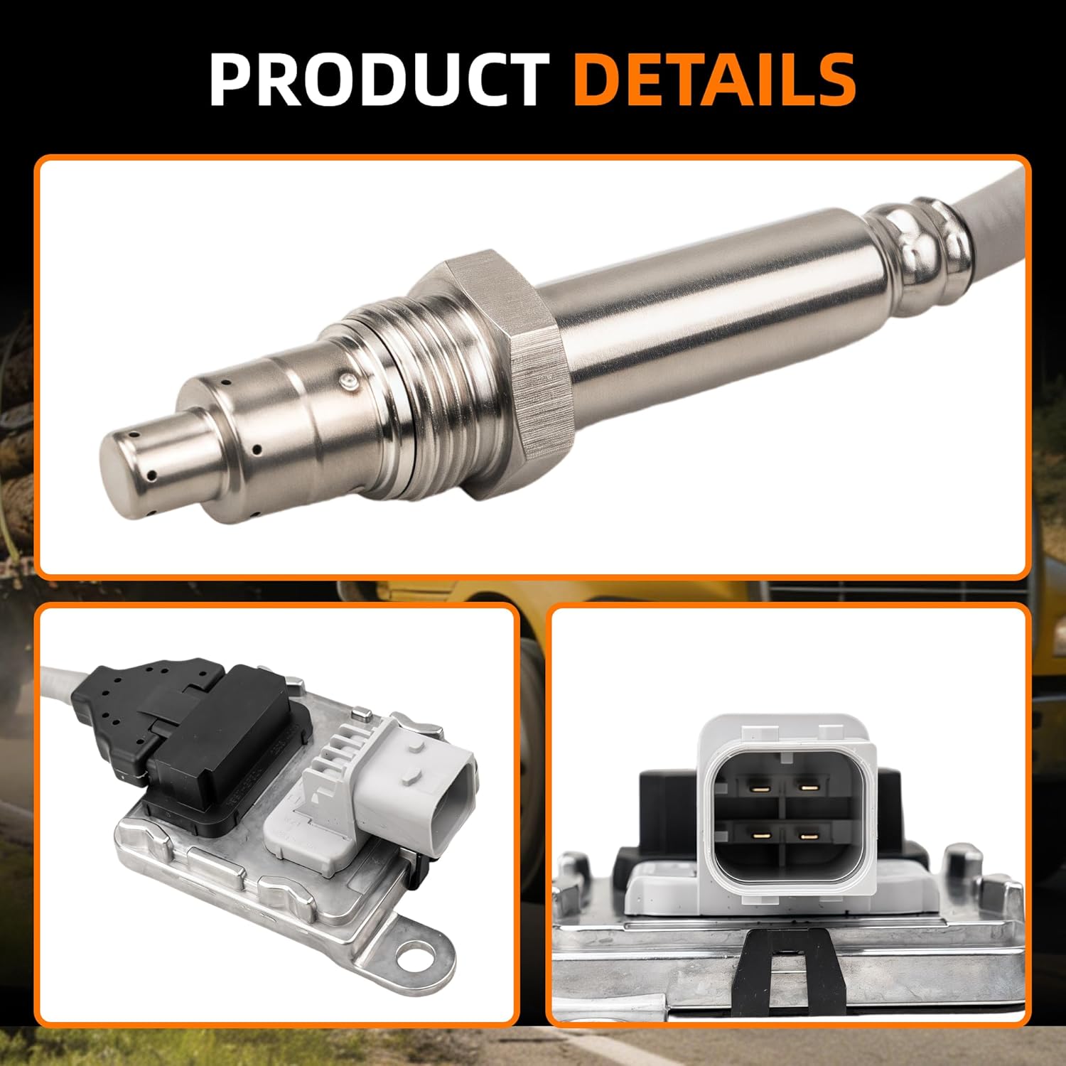 A0101538128 5WK97403 Nitrogen Oxide NOx Sensor Compatible with Mercedes-Benz Detroit Diesel DD13 DD15 DD16