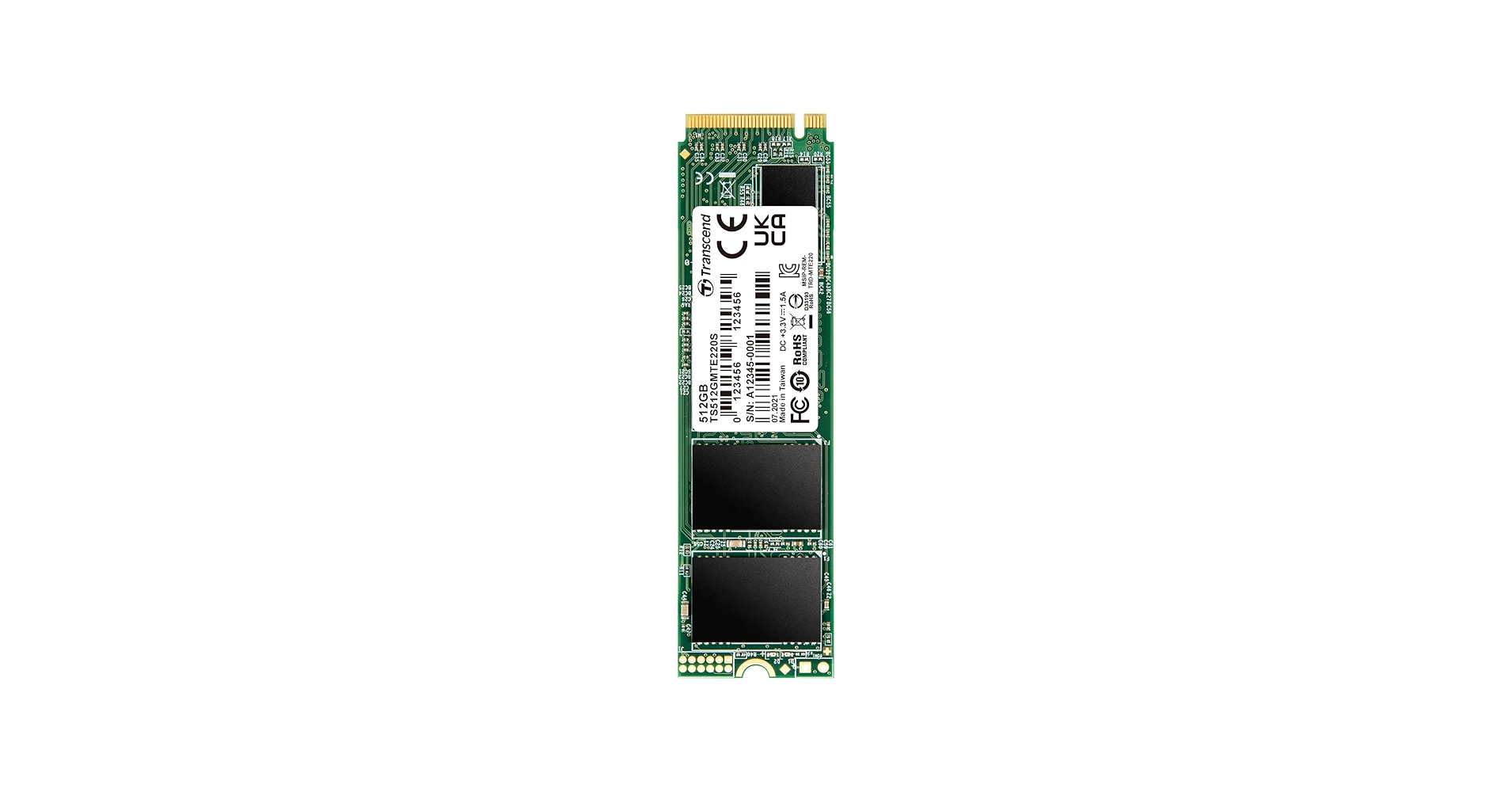 Transcend TS512GMTE220S 512GB SSD 3個セット Transcend TS512GMTE220S 512GB SSD 3個セット Transcend PCIe M