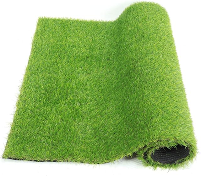 SUMC Artificial Grass Carpet Outdoor Fake Grass Mat Lawn of Green High Density Natural Realistic Looking Garden Synthetic Turf for Dogs Pets 30mm Pile Height (1M*1.5M)