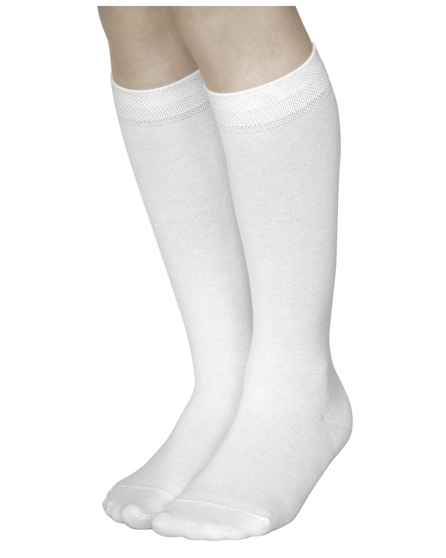 VITSOCKS Podkolanówki Bawełniane Dziecięce Unisex (3 PARY) Cienkie Miękkie Lekkie
