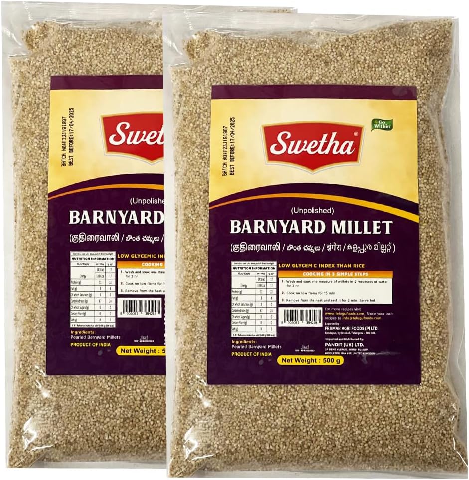 Swetha Millets Unpolished Low Glycemic Index Than Rice Easy To Cook