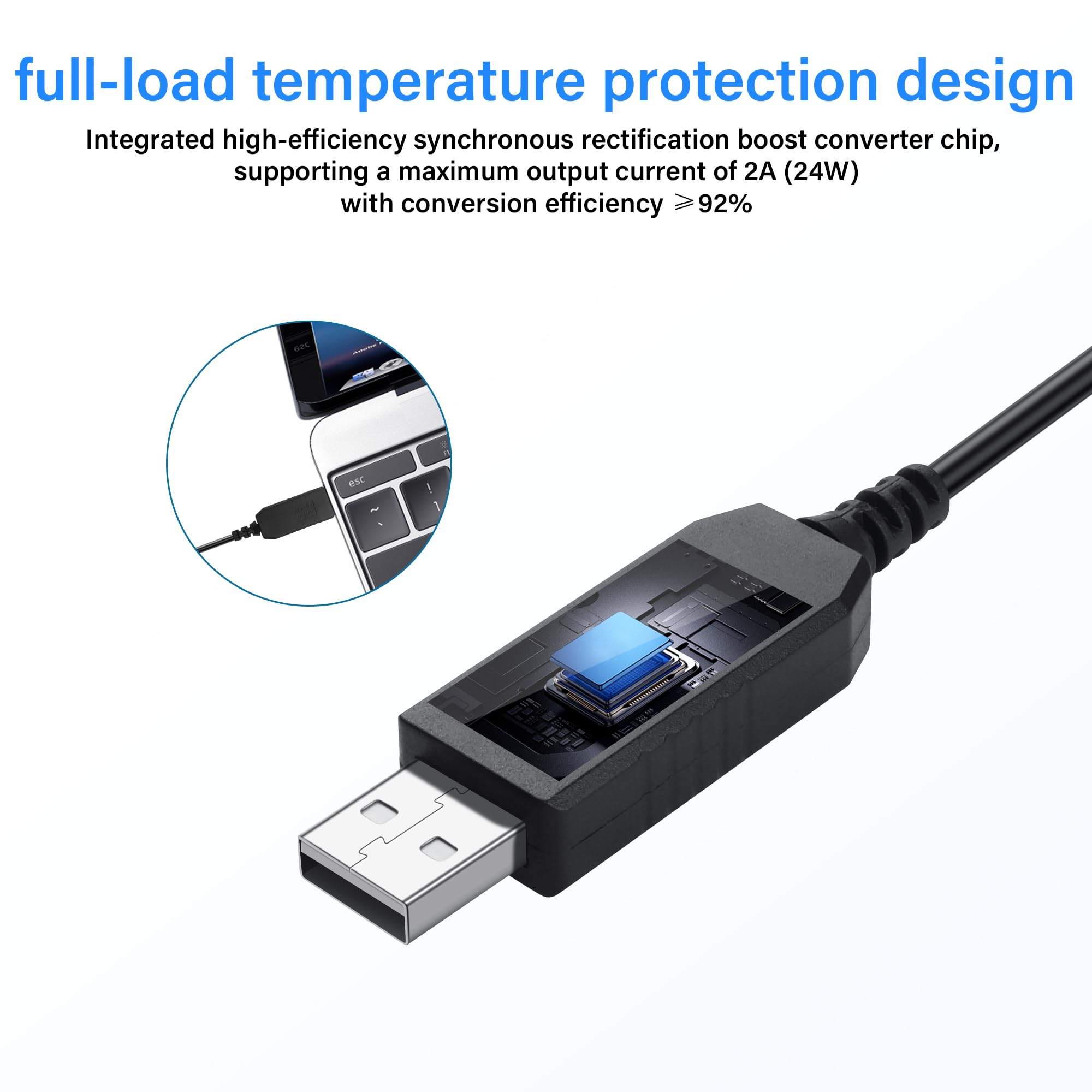 140W USB C Magnetadapter 2er Pack, 24Pins Rechtwinklig 90 Grad Mit USB4