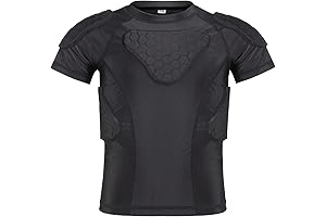 Youth Boys Football Rib Protector for Paintball Baseball Compression Padded Chest Protective