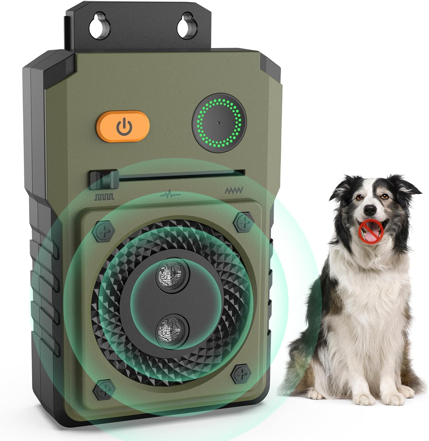 Anti Barking Device for dogs,Auto Stop Barking Dog Device,Rechargeable Ultrasonic DogBarking-Control,IPX4 Ultrasonic Dog Barkingwith 50FT-3 Levels Bark Stopper forDog,Safe SonicdogBarkingControl