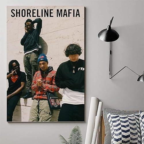 Miniatura 6 de RJETZMU Shoreline - Póster de mafia en lienzo para pared de dormitorio, estética, sala de estar, decoración del hogar, 16 x 24 pulgadas (15.7 x 23.6