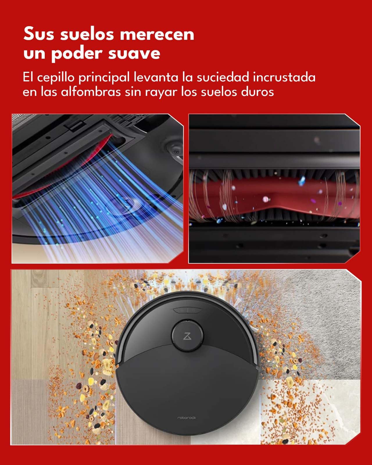 24 Piezas Kit de Accesorios para Roborock Q10 S5+ Robot Aspirador: 2 Cepillos Principales, 6 Cepillos Laterales, 4 Filtros HEPA, 6 Bolsas para el Polvo, 4 Almohadillas de Fregado y 1 Cepillo