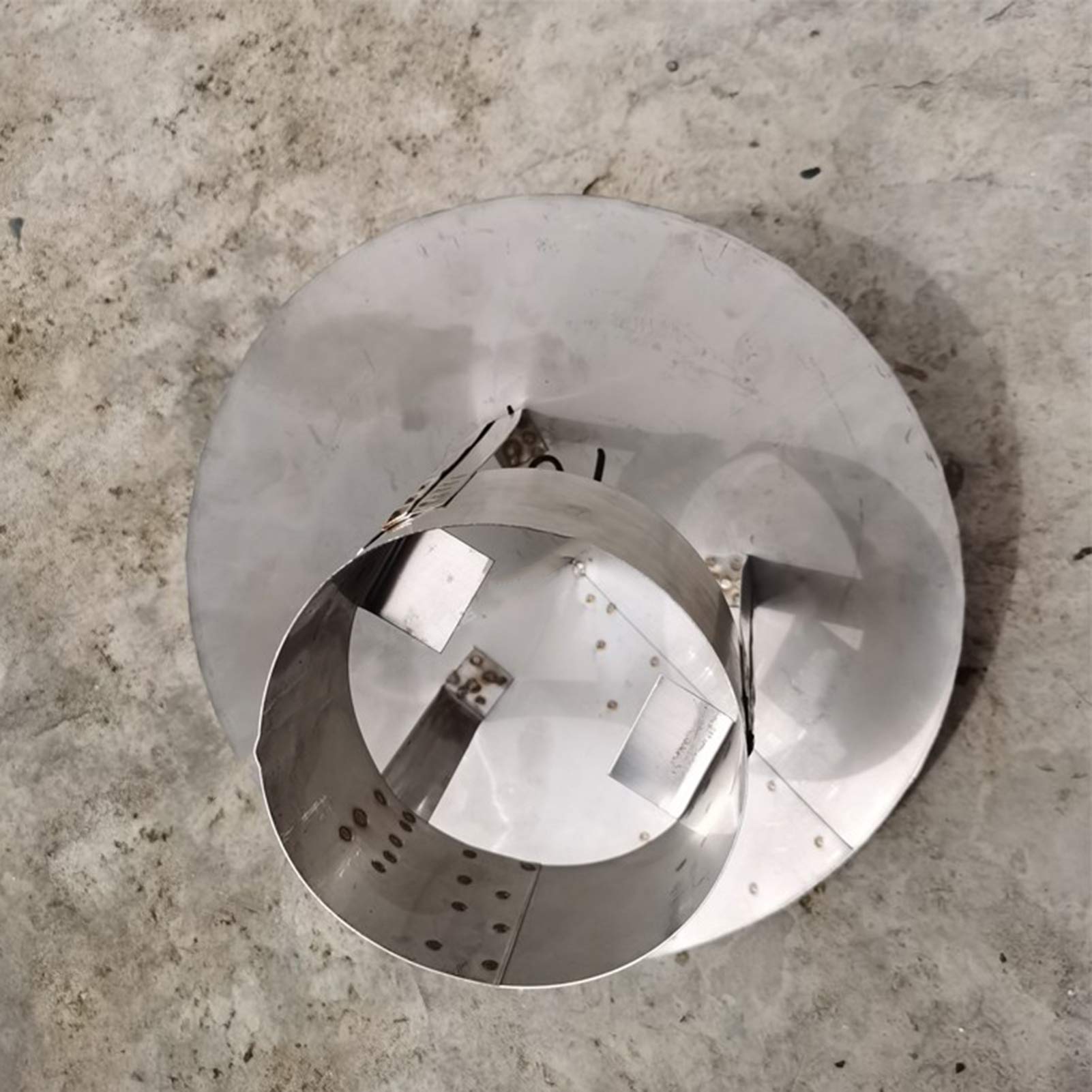 Acero Inoxidable Redondo sombrerete de Chimenea con Pájaro protección Lluvia Shield 150mm (5.9 Pulgada) - Techo Cubierta de conducto para Ventilación Mejorada y Wildlife Seguridad