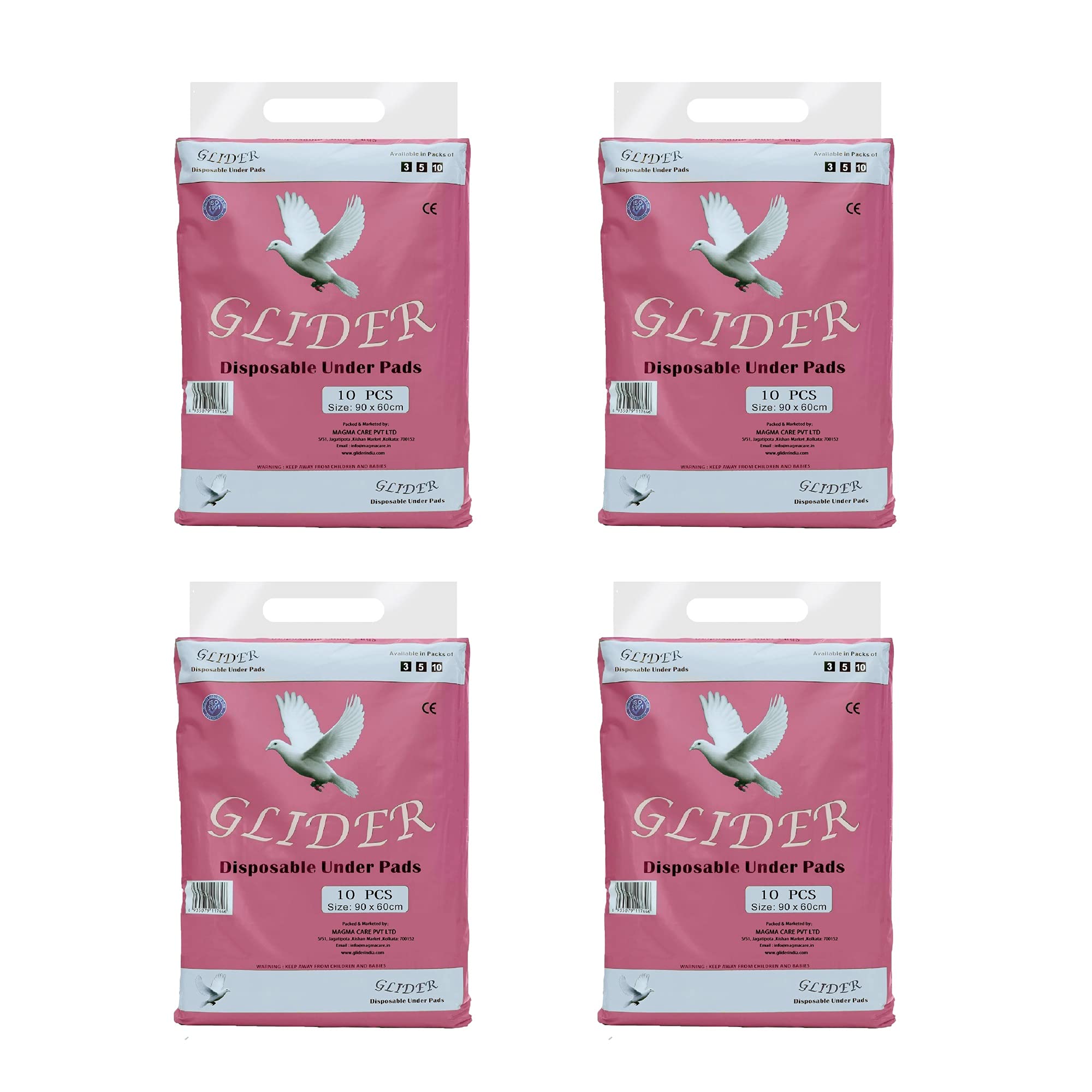 Glider Underpads - Size = 60 X 90 Cm - Large - 40 Pcs (B098SX28MY) Amazon Price History, Amazon Price Tracker
