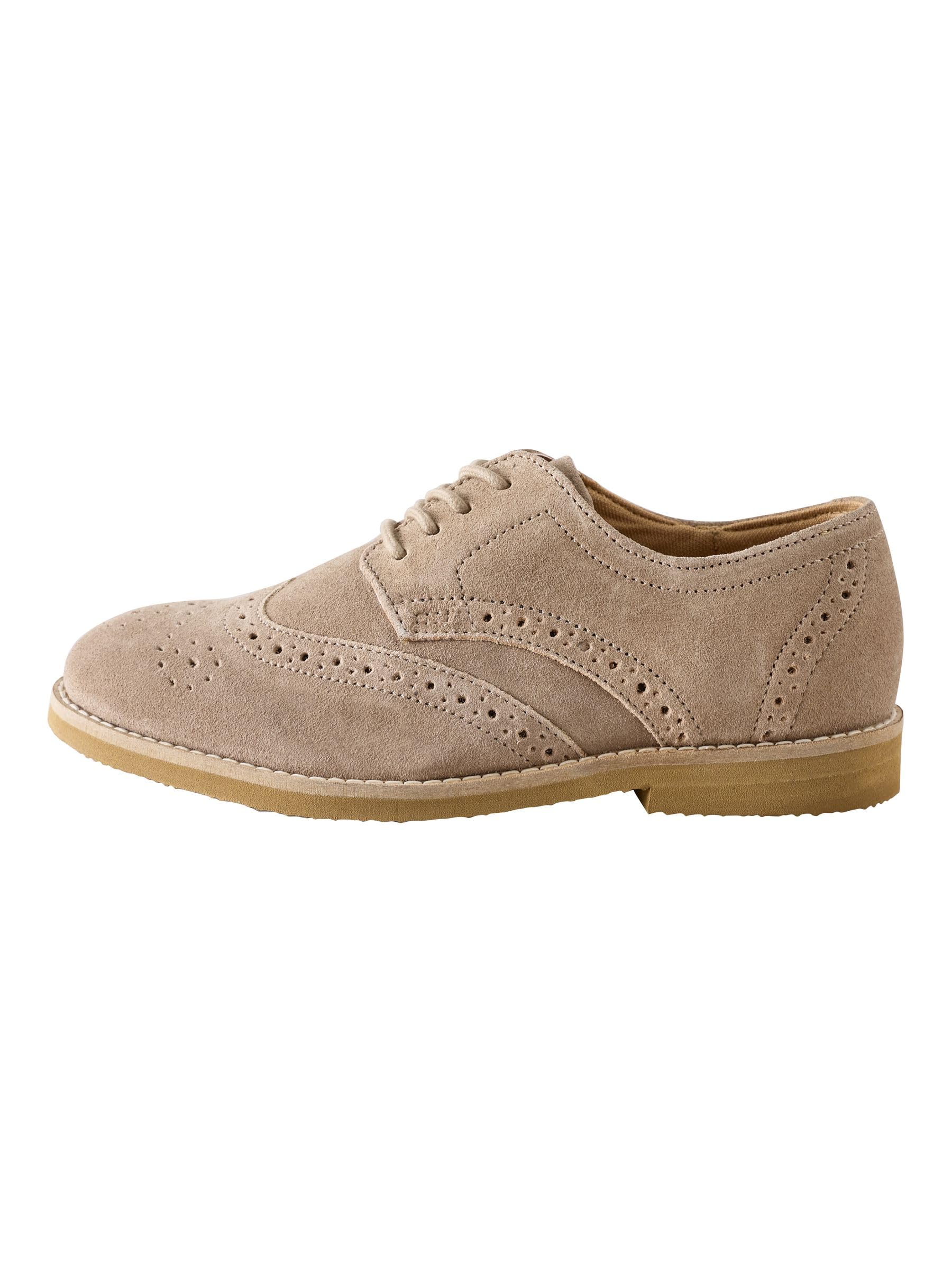 NEXT Jungen Weite Passform (G) Elegante Leder-Brogues, Weite Passform