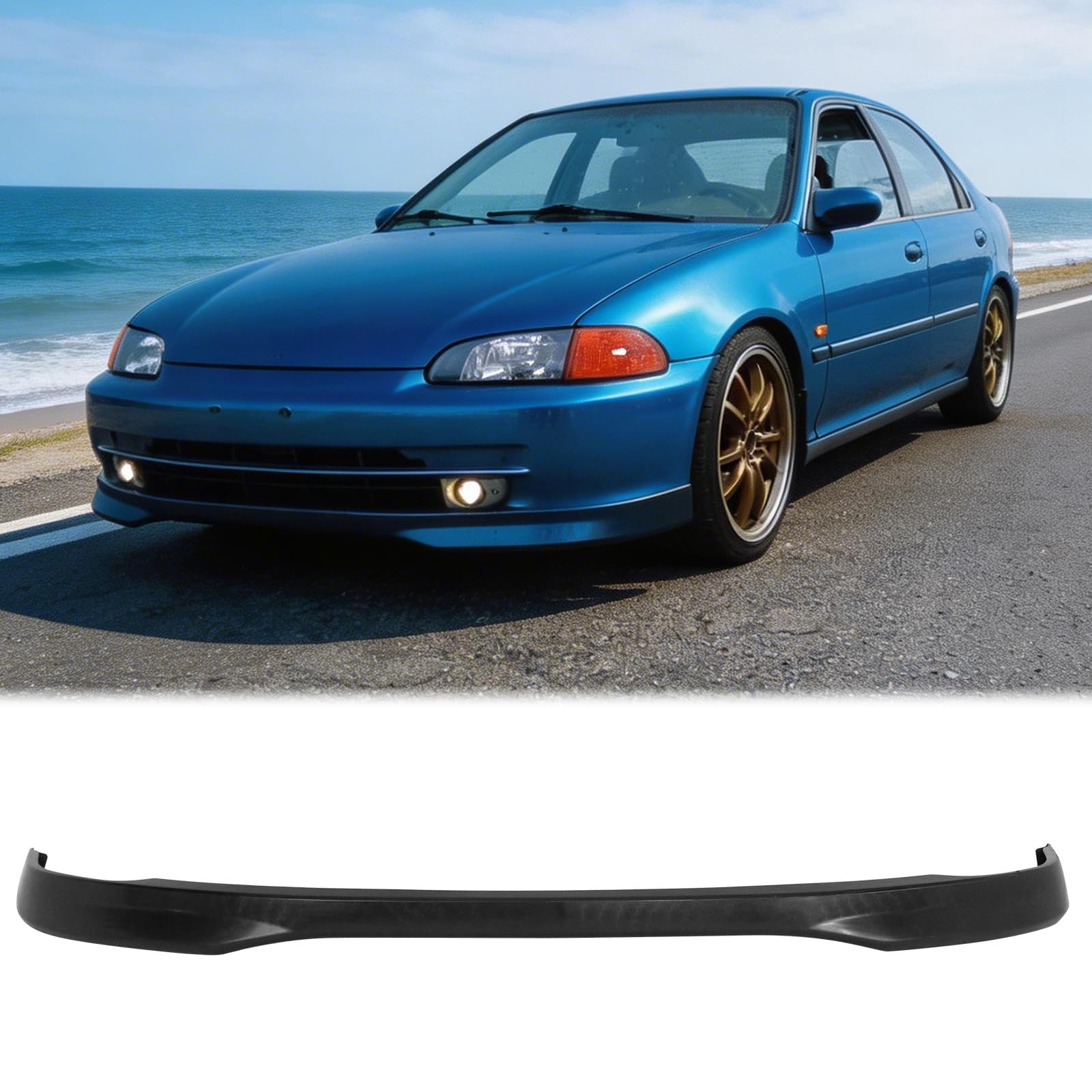 Amazon.com: FREEMOTOR802 Type-R Style Front Lip Fits 1992-1995