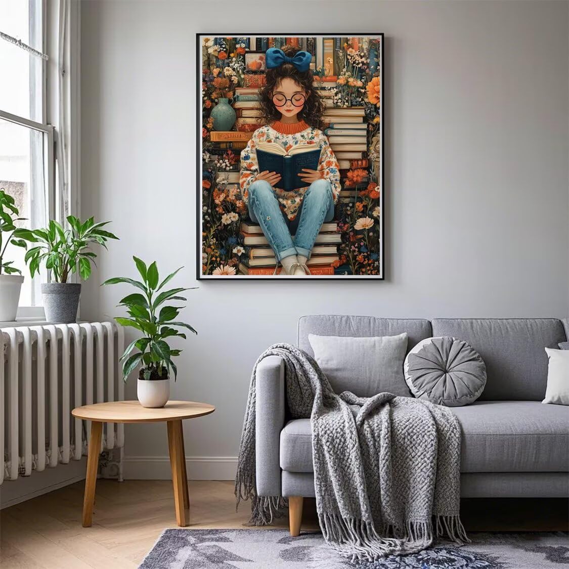 Diamond Painting XXL Mädchen für Bastelset Kinder ab 6 Jahre, Diamond Painting Bücher, 5D DIY Diamant Malerei Bilder Stickerei Set, Dimond Kristall Handwerk Geschenke für Zuhause Deko 70x90cm S-197