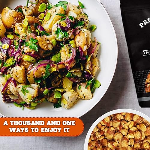 Miniatura 19 de Presto Sales Fava/Broad Beans, listos para comer, picantes tostados salados, 16 onzas, bajo en azúcar, bajo en grasa, imprescindible, súper