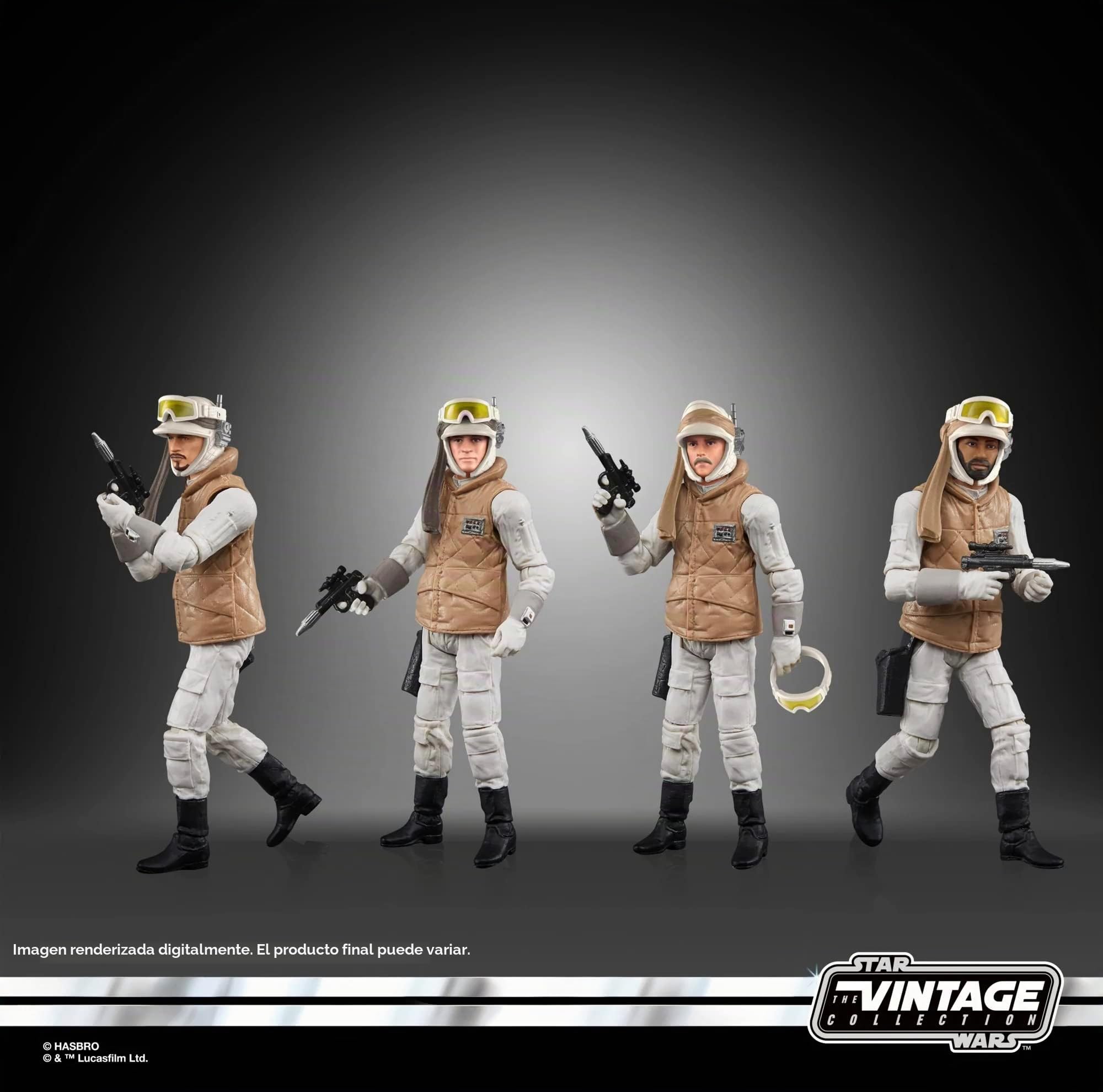 Star Wars Colección Vintage - Soldado Rebelde (Equipo de Combate de la Base Echo) (F5555)
