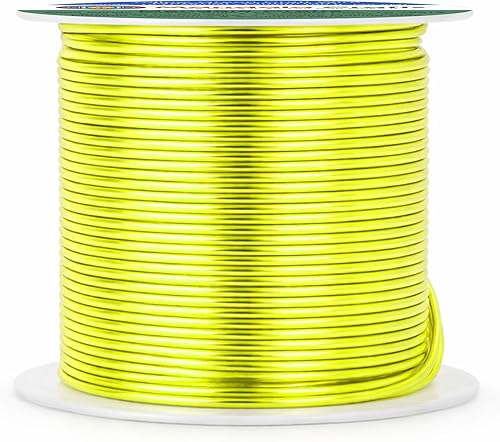 Vista 442 de Mandala Crafts Alambre de aluminio anodizado de calibre 8 para hacer joyas, alambre gris flexible de color de 32 pies, flexible y flexible