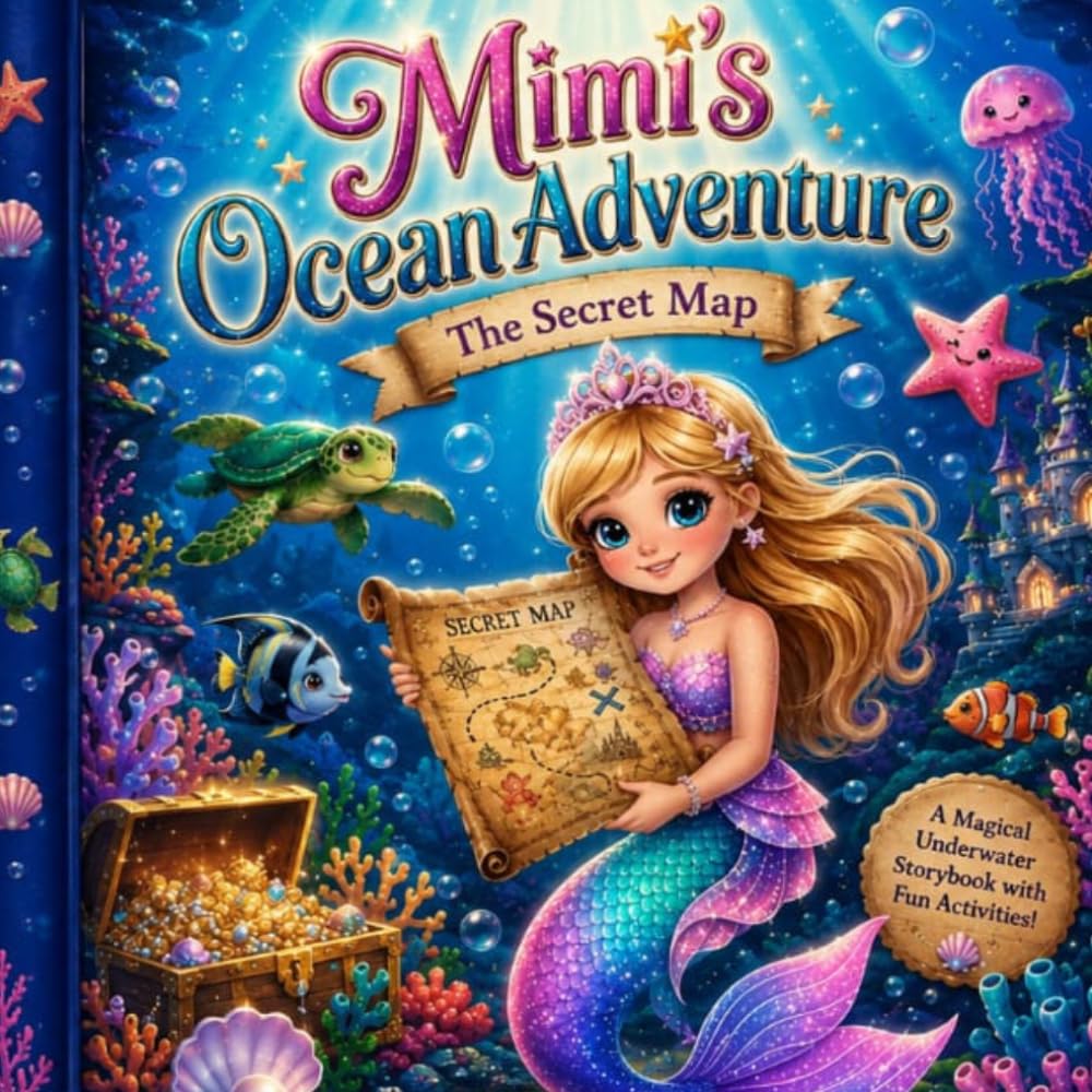 Mimi’s Ocean Adventure: A Magical Underwater Storybook with Fun Activities Chapter1