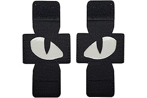 2-Pack Embroidered Tiger Eye Patches