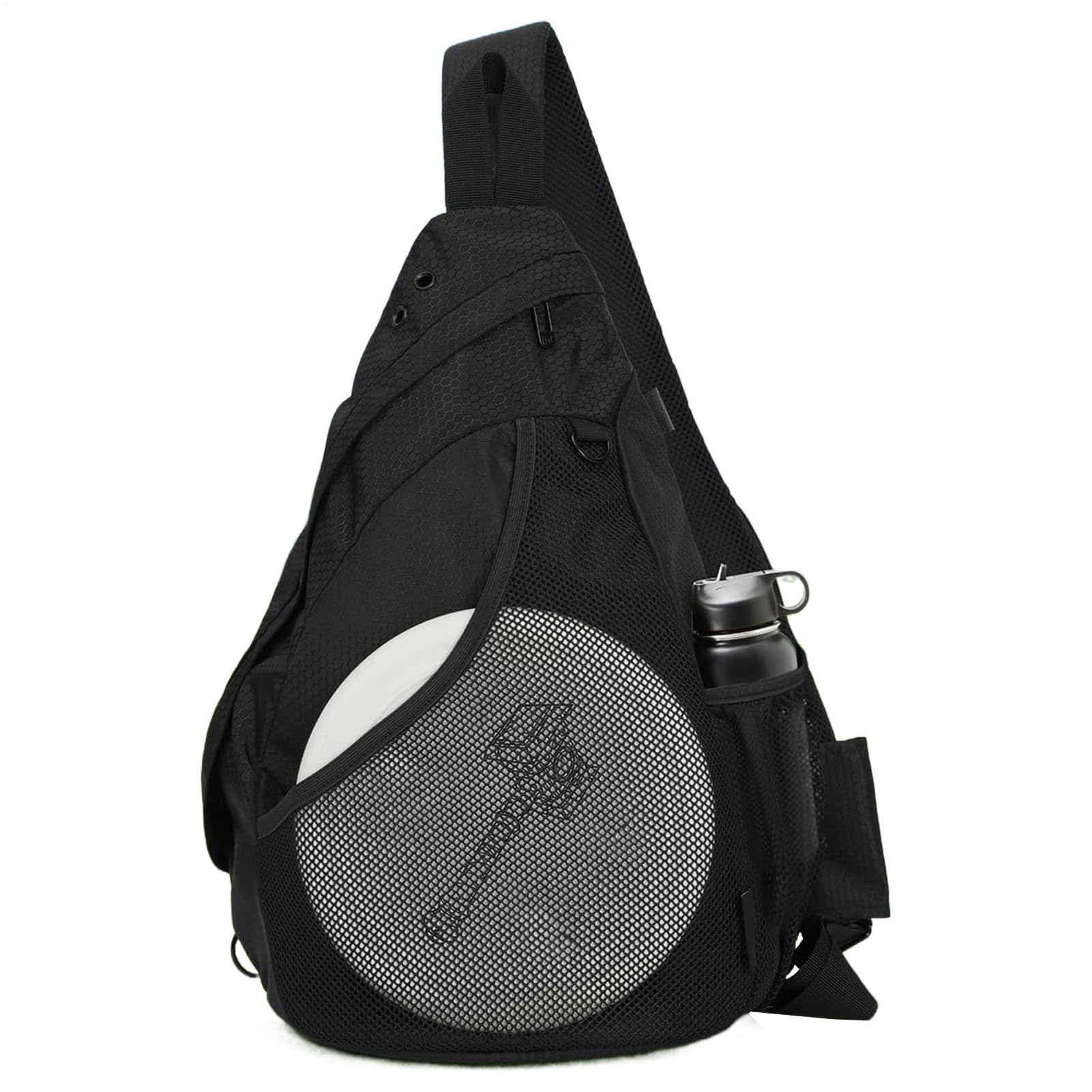 Kleine Disc-Golftasche, große Kapazität, Sport-Rucksack mit verstellbarem Riemen, 42 x 37 x 17 cm, Organizer für Trennwände, Haken, Griff, Softball, Tennis, Fitness, Camping, Rucksackreisen