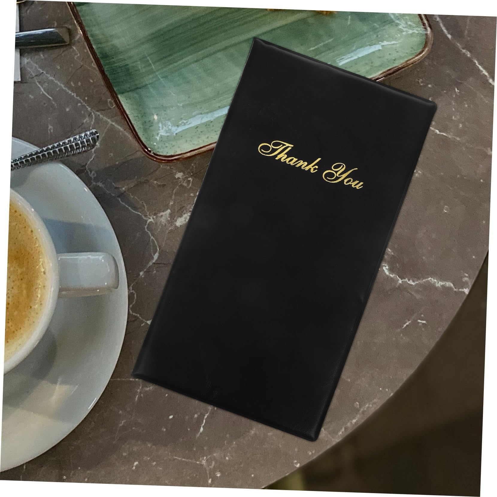 FUNOMOCYA Restaurant Supplies Menu File Folders Coffee Bar Accessories Restaurant Supply Recipe Holder Meal Holder Restaurant Check Book Restaurant Order Holder Bronzing Notebook