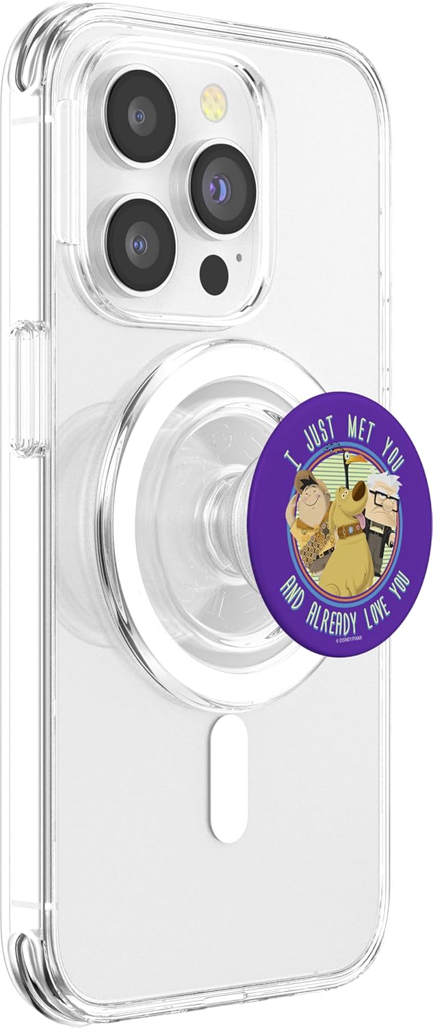 Disney Pixar Up Russell Carl Dug I Just Met You And Love You PopSockets MagSafe PopGrip for iPhone