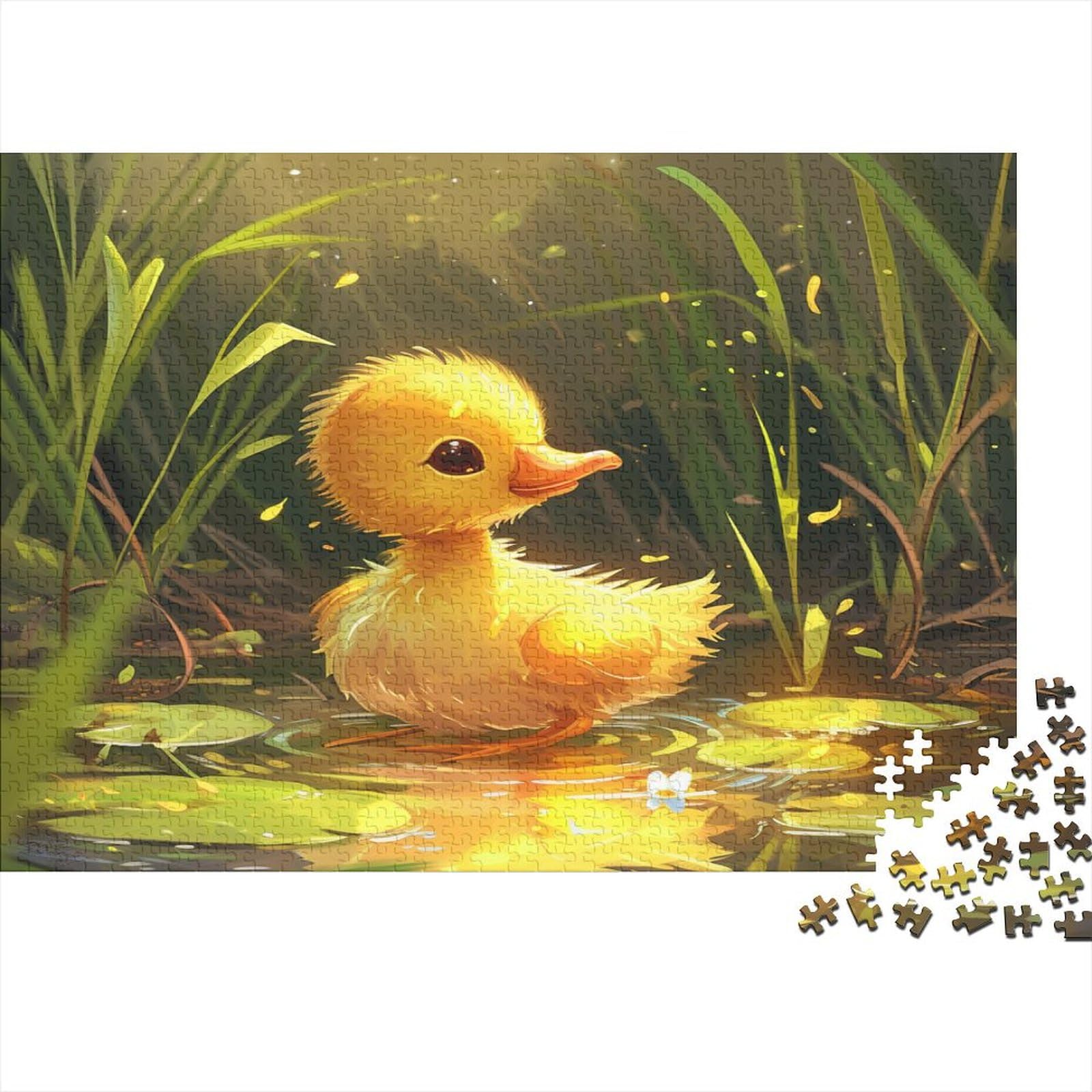 Yellow Duck Puzzles 1000 elementów, puzzle dla dorosłych, puzzle - wysokiej jakości nadruk 1000 sztuk (75 x 50 cm)