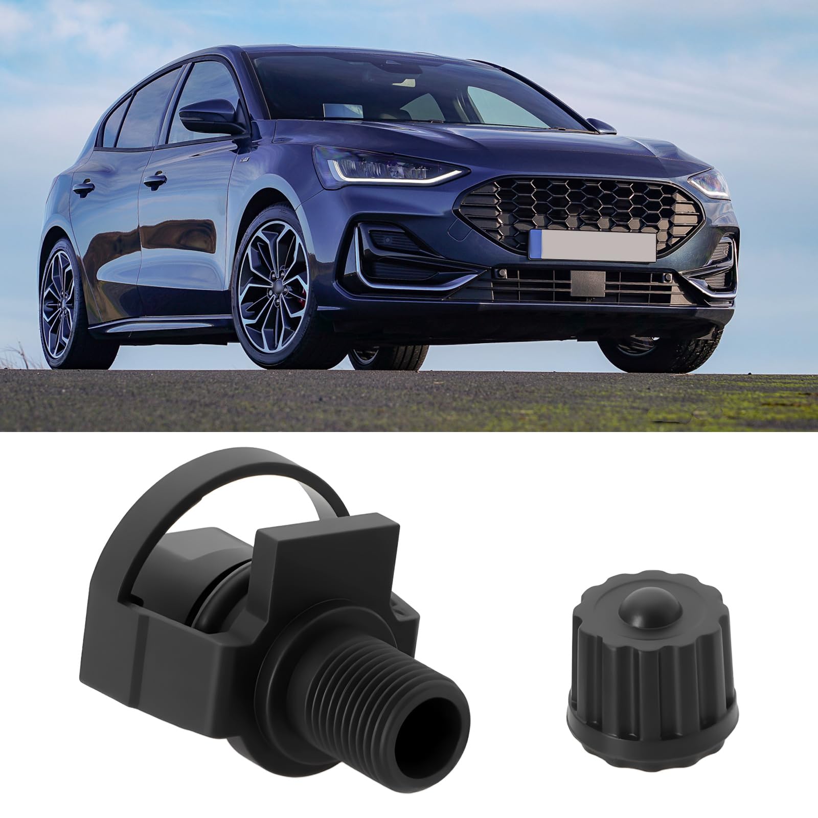 2 szt. Wąż chłodzący kompatybilny z Ford 1.0 GTDi i EcoBoost Złącze chłodnicy 1791975 C1B18C362AA
