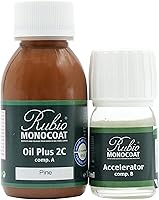 Vista 33 de Rubio Monocoat Aceite para Acabado de Madera 175 pies² - Puro Oil Plus 2C Aceite de Linaza para Madera Rápido de Secar, Ecológico para Uso