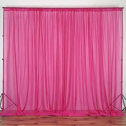 Miniatura 20 de Tela y espuma de New Creations Inc, ignífugo/resistente, transparente y transparente con telón de fondo de gasa, panel divisor de habitación, tubo y