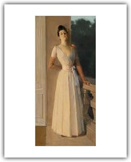 The Ibis - Albert Lynch : ''Portrait by Gaslight'' (c.1900) - Museum-Grade Giclee