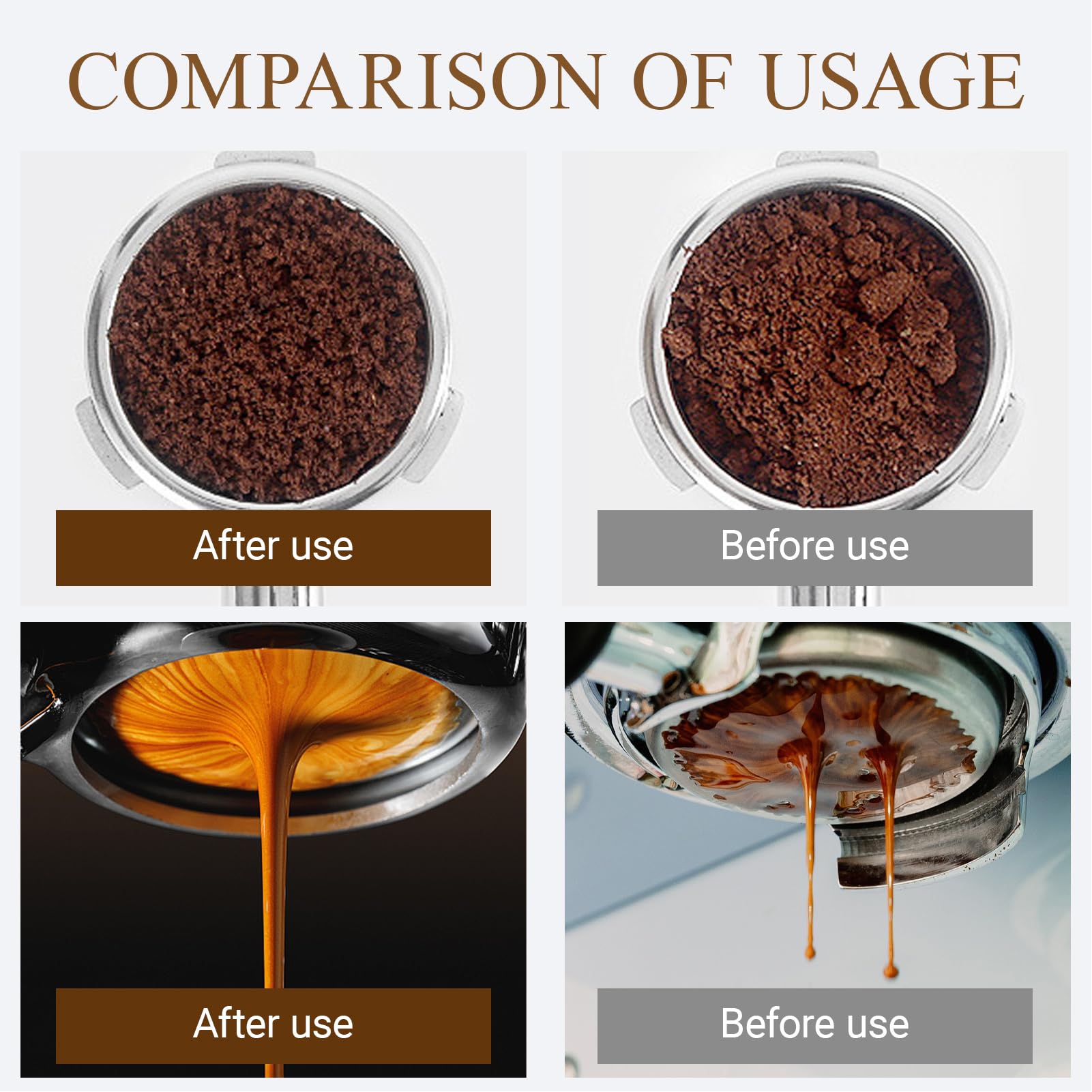 2 Szt. WDT Tool do Espresso, Narzędzie do Rozprowadzania Kawy z 6 Cienkimi Igłami i Uchwytem z Naturalnego Drewna, Akcesoria do Kawy dla Portafiltra, Home Barista i Przygotowania Espresso