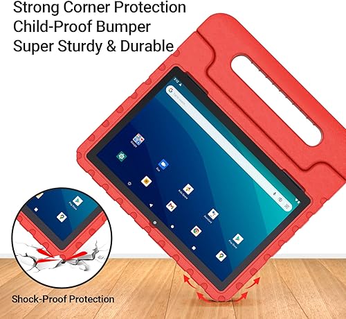 Miniatura 6 de Thoreta Funda infantil para tablet Walmart Onn de 10.1 pulgadas, modelo 100011886 (2 generación, 2020), resistente a prueba de golpes y a prueba de