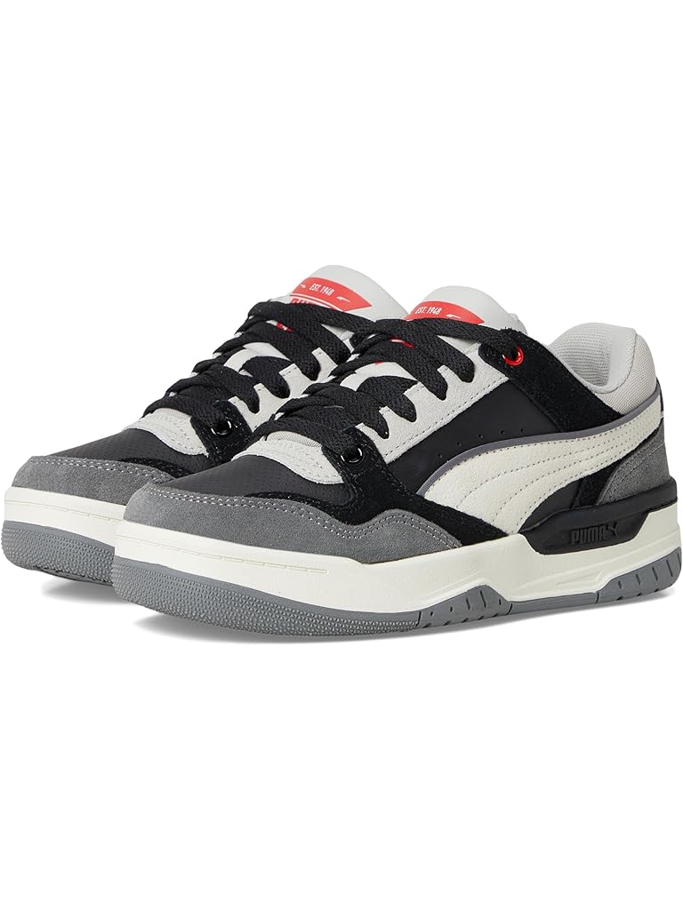 Gray PUMA Rebound Layup Shoes (Big Kid)