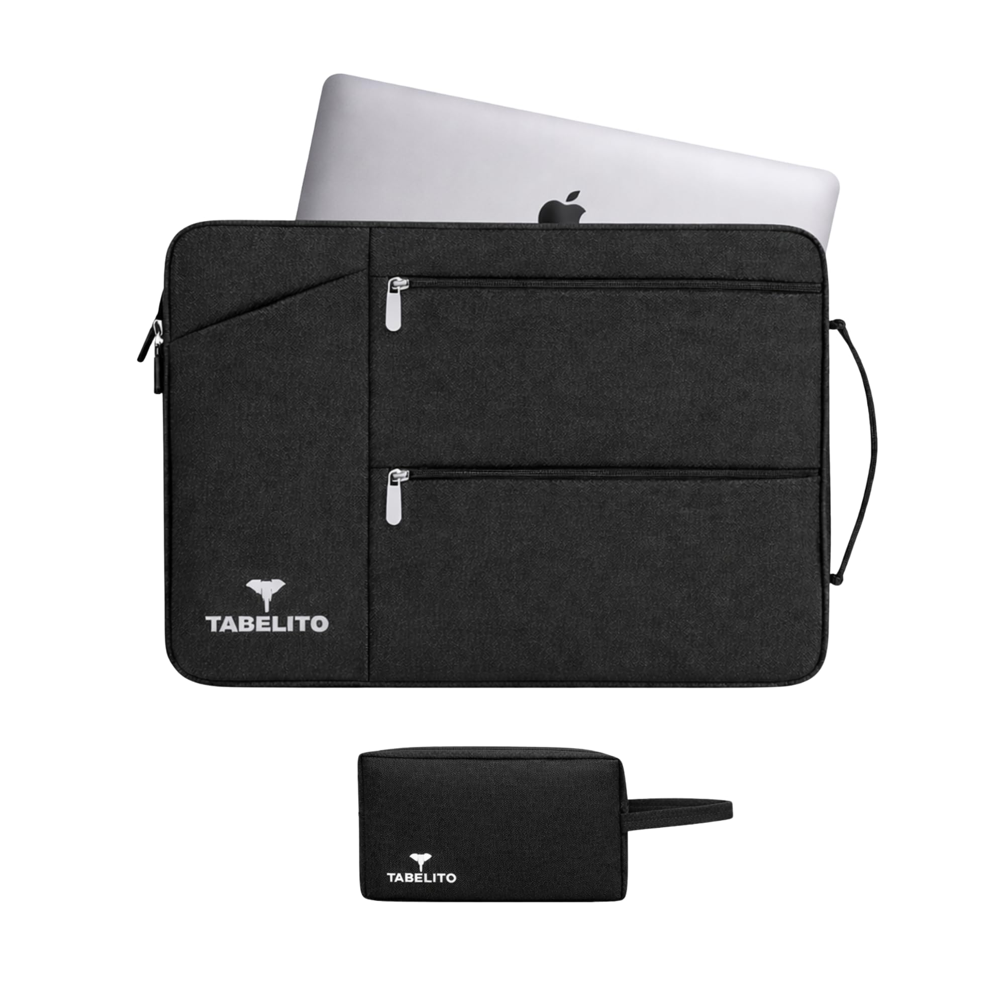 Tabelito® Hybrid 15.6 inch Laptop Bag Sleeve Cover with Box for 15.6 inch HP/Dell/Accer/Apple/Asus/Lenovo/Ultrabook/Razer Etc.-Black 15.6 INCH
