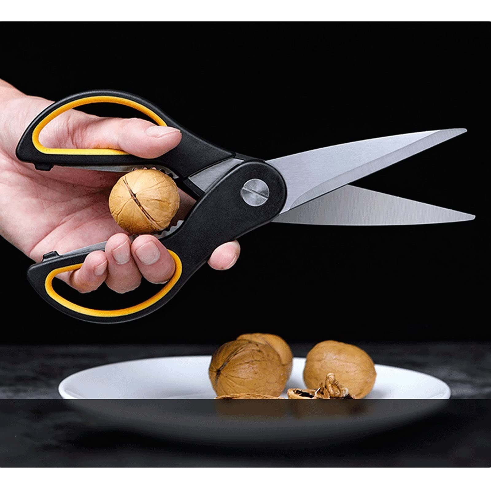 Küchenschere Kitchen Aid Multifunktionsschere, geeignet für Huhn, Fleisch, Kräuter und Gemüse
