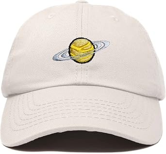 DALIX Embroidered Saturn Baseball Cap Cotton Dad Hat Men