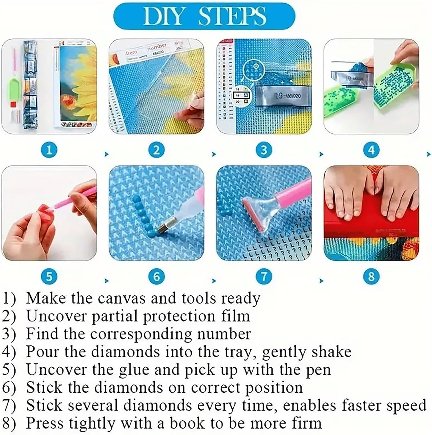 YIYITUPO Diamond Painting Kits for Adults 13.78x13.78 Inch Cute Pig Diamond Art Full Drill Animal Full Drill Round Diamond Dot Gem Art Painting 5D DIY Rhinestone Painting Home Wall Art Decor