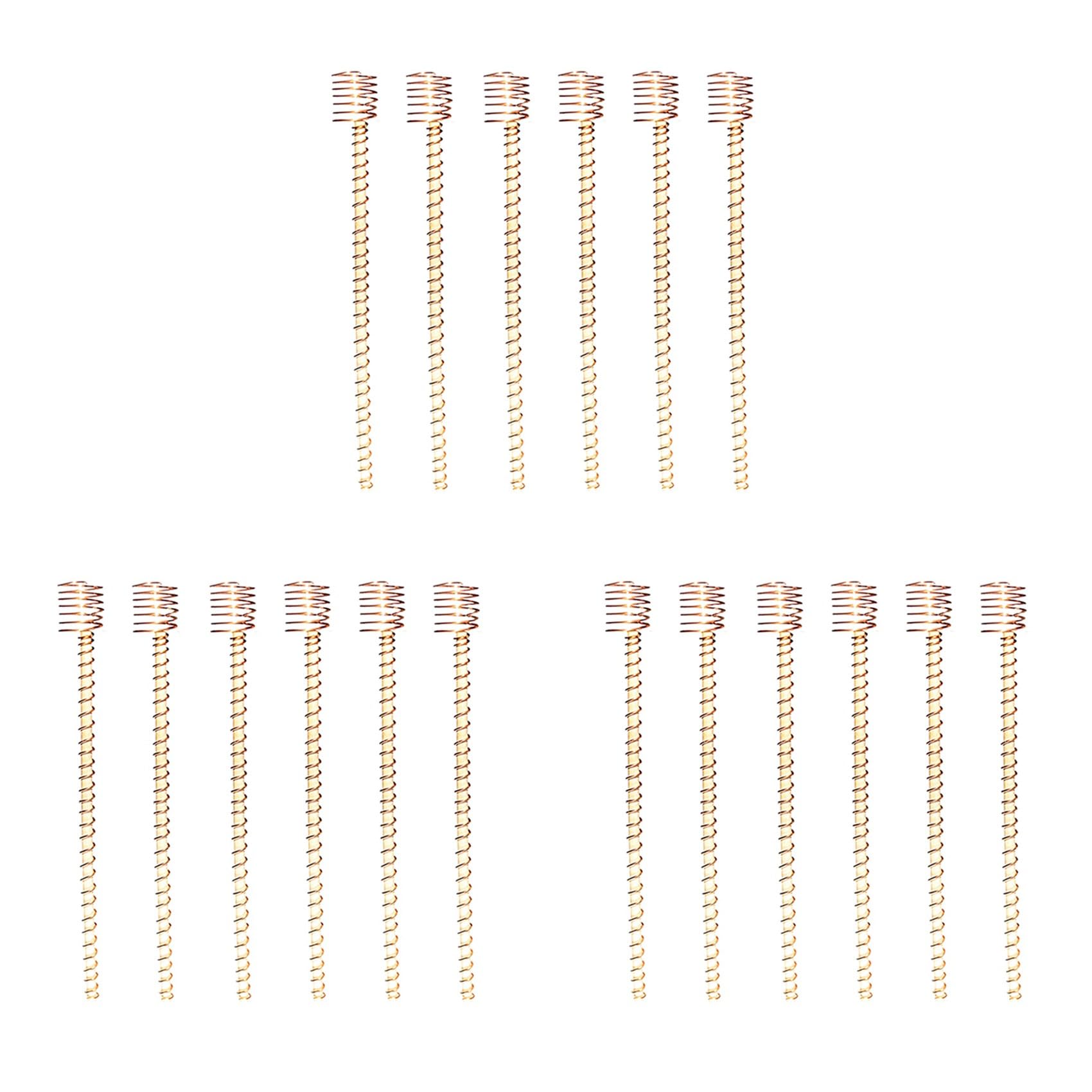 Aundhegrtt As Shown 18 Pack Electroculture Gardening Copper Coil Antennas For Growing Garden Plants Vegetables With Electro Culture Coils