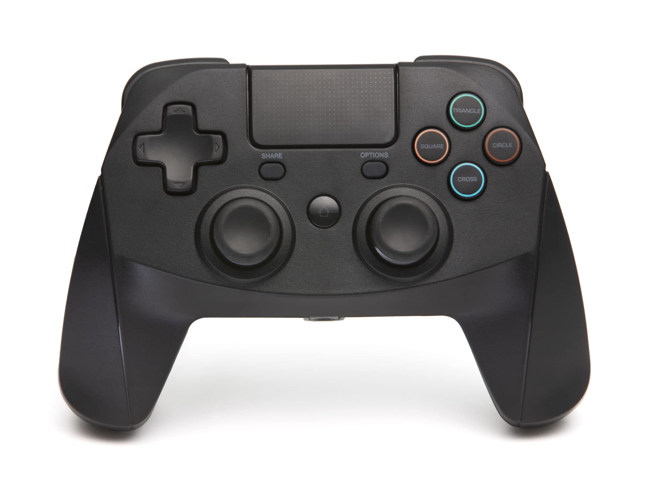 Snakebyte PS4 GAME:PAD 4S - Wireless bluetooth Controller for PlayStation 4 / PS4 Slim / Pro, analog dual joysticks, USB C Cable, PC compatible (Windows 7/8/10), 3.5mm headphone jack, touchpad, Black