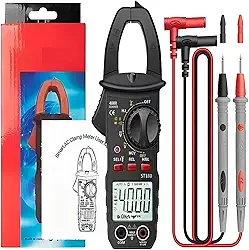 Alicate Amperímetro Digital,LCD Grande,Multimetro Digital 600V Funcao NCV,Auto Range e Medição AC/DC