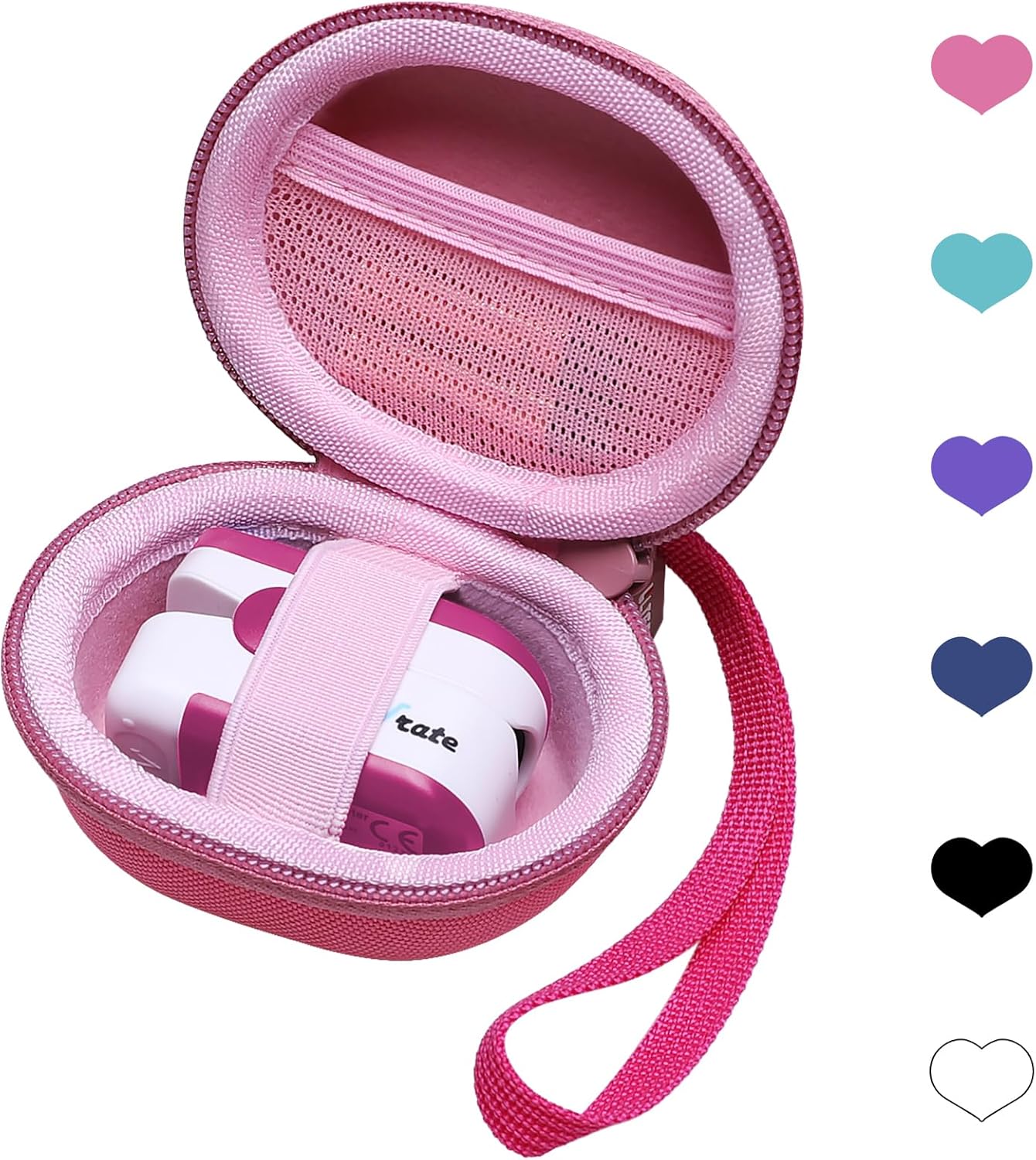 Pink Pulse Oximeter Case for Zacurate, Innovo, Vibeat, iHealth, Santamedical, Children Fingertip Pulse Oximeter Blood Oxygen Saturation Monitor (Case Only) Pink Pulse Oximeter Case for Zacurate, Innovo, Vibeat, iHealth, Santamedical, Children Fingertip Pulse Oximeter Blood Oxygen Saturation Monitor (Case Only)