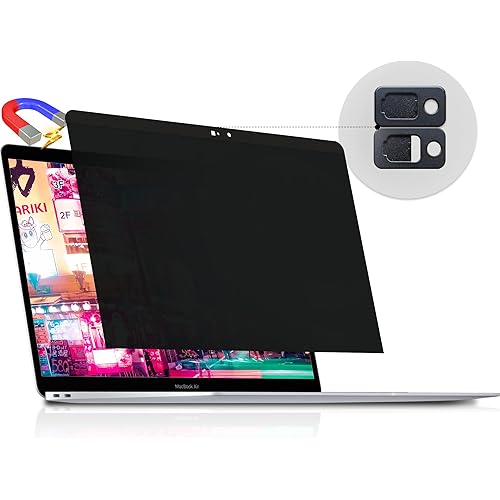 Magnetic Privacy Screen Compatible with Macbook Air 13 Inch (2018-2021, M1) / Macbook Pro 13 in (2016-2022, M1, M2), Removable Anti Blue Light Glare Filter for Mac 13In Laptop